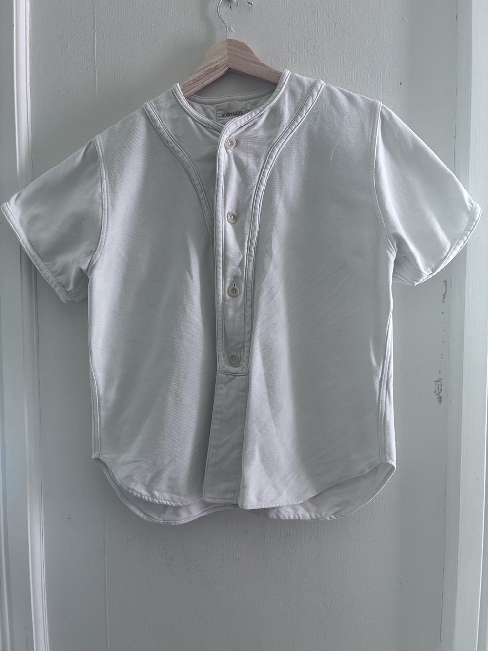 Rare Rude Jude small flannel baseball shirt